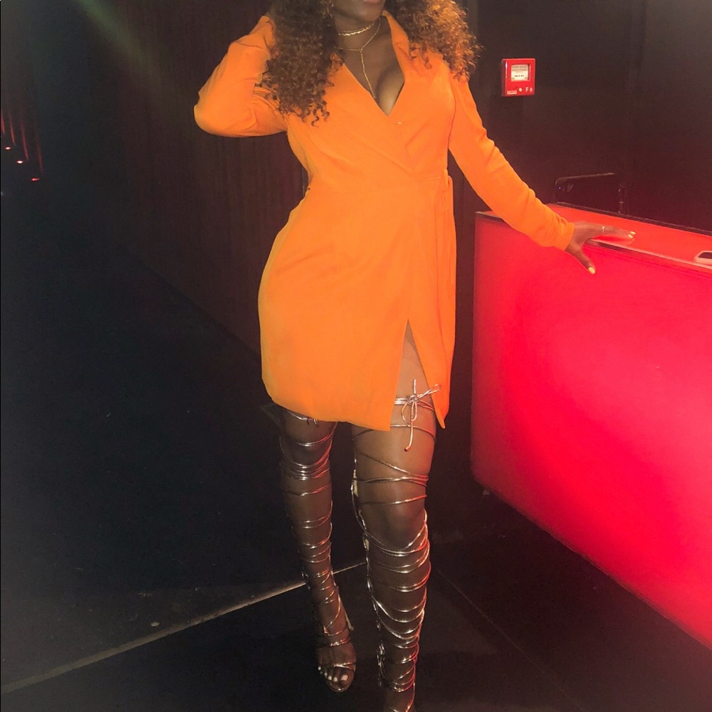 Missguided Orange dress